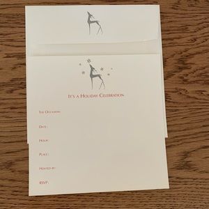 2 Pottery Barn Paper Holiday Celebration Cards